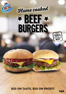 Big Al's Beef Burgers Leaflet